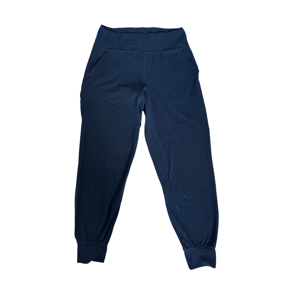 Lululemon Align Jogger Navy Blue High Rise Nulu Fabric Yoga Pants Women Size 6